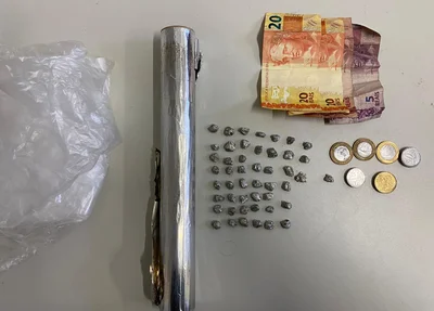 Homem é preso com 47 pedras de crack em Buriti dos Lopes