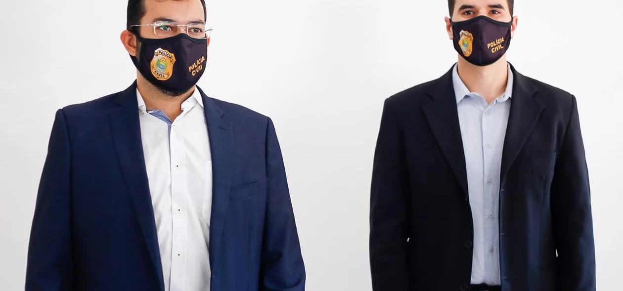 Delegados de Polícia Anchieta Nery e Matheus Zanatta 