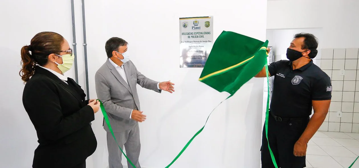 Governador Wellington Dias e Secretário de Segurança Fábio Abreu 