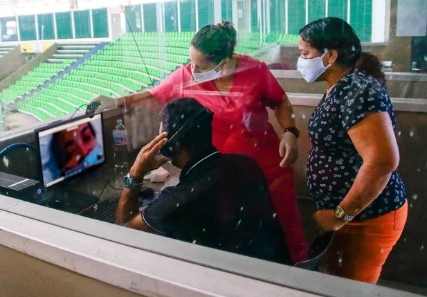 Visita virtual no Hospital de Campanha do Verdão