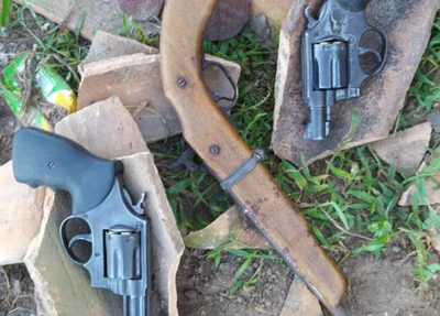 Armas usadas pelos criminosos