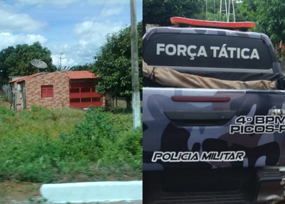 Residência onde o indivíduo foi encontrado em Sussuapara