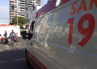 Colisão entre veículos deixa quatro feridos na Jóquei Clube