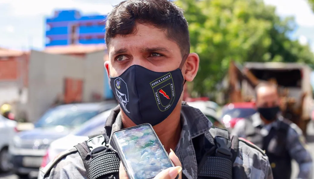 Cabo Igor, da Polícia Militar