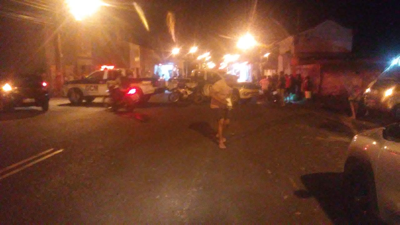 Colisão frontal entre motocicletas deixa três feridos em Teresina