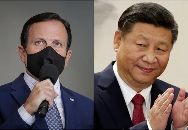 João Dória e Xi Jinping, presidente da China