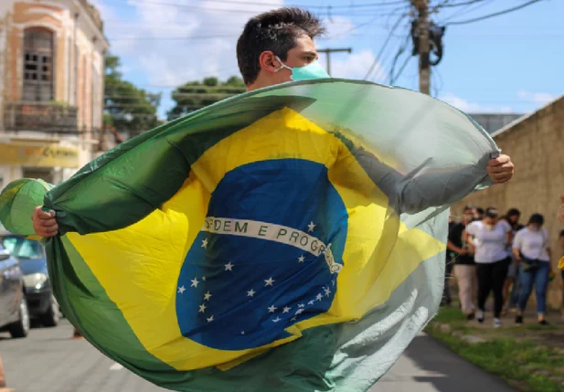 Manifestação de empresários em Teresina