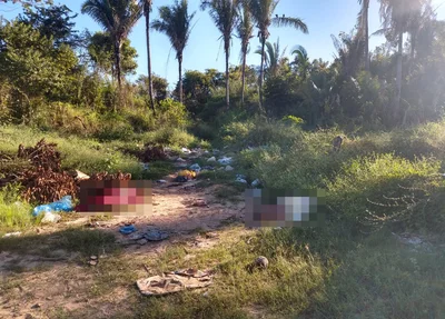 Local onde os corpos foram encontrados