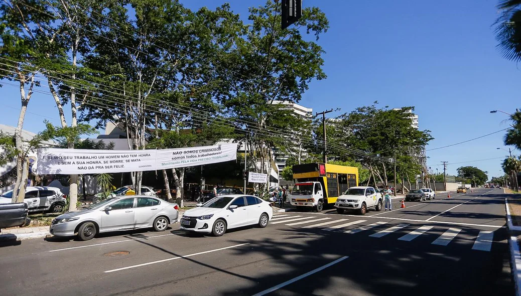 Manifestação na Câmara Municipal de Teresina
