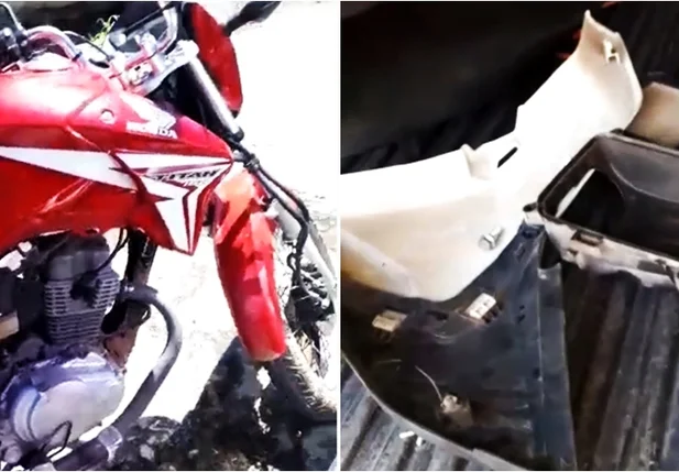 Moto recuperada pela Guarda Municipal