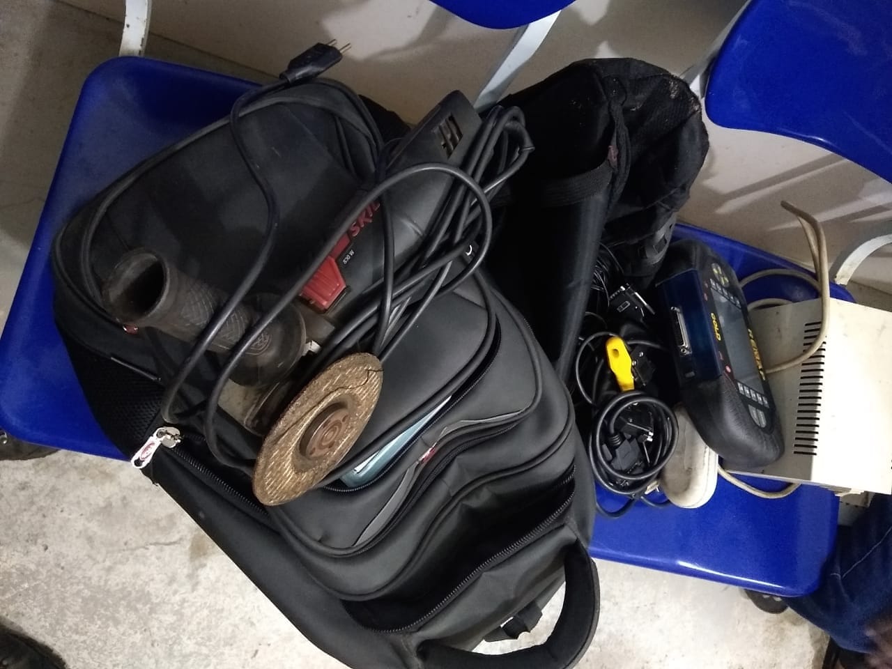 Objetos recuperados pela PM em Picos