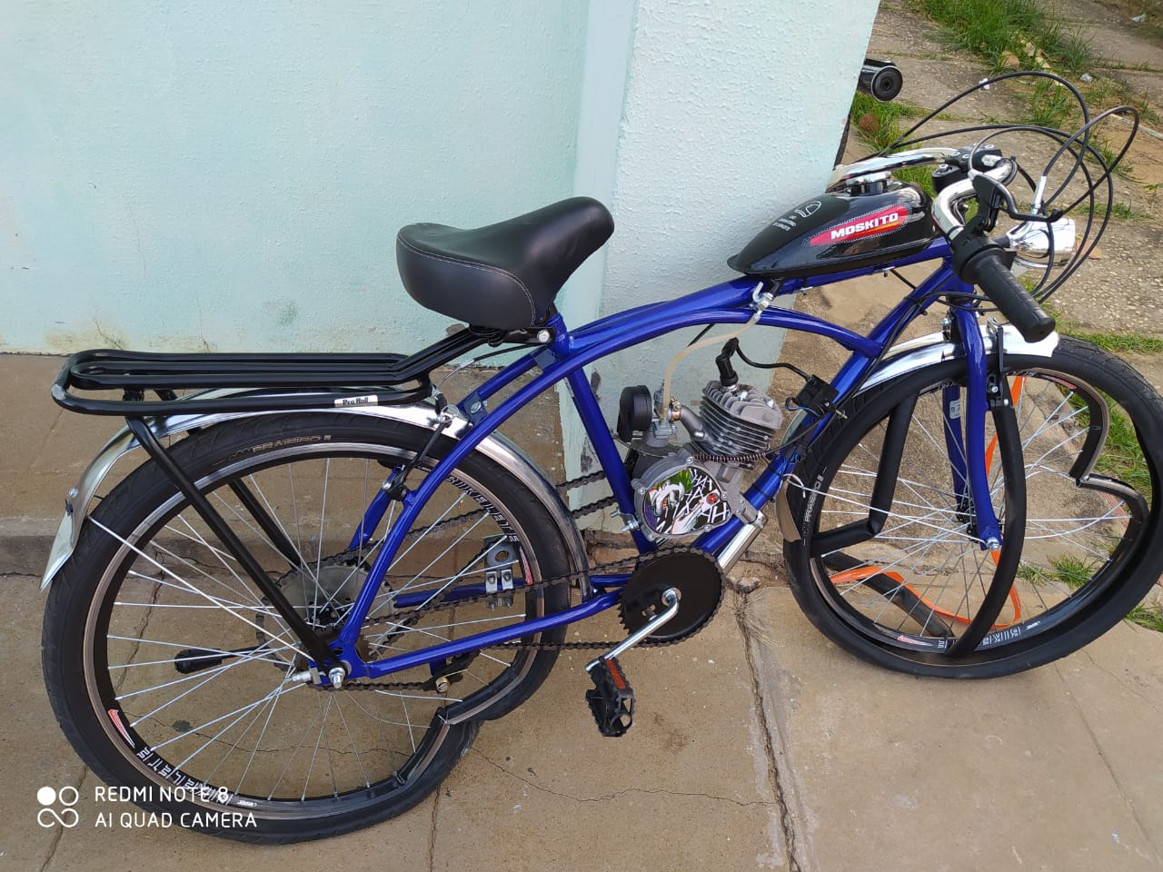 Bicicleta ficou destruída