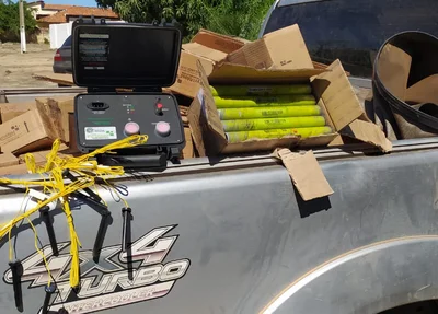 Homem é preso com materiais explosivos na cidade de Guadalupe