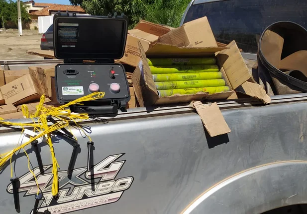 Homem é preso com materiais explosivos na cidade de Guadalupe