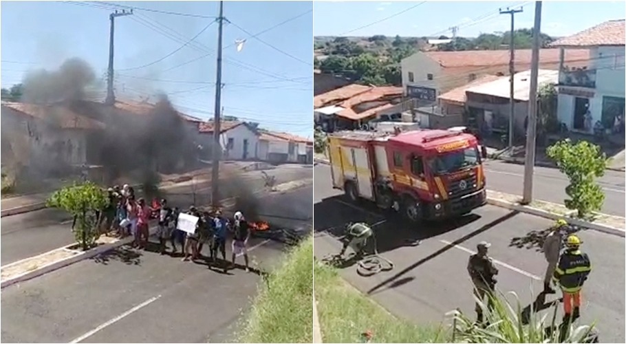 Bombeiros foram acionados para controlar o fogo