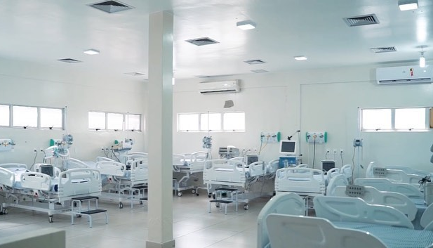 Leitos de UTI no Hospital Justino Luz
