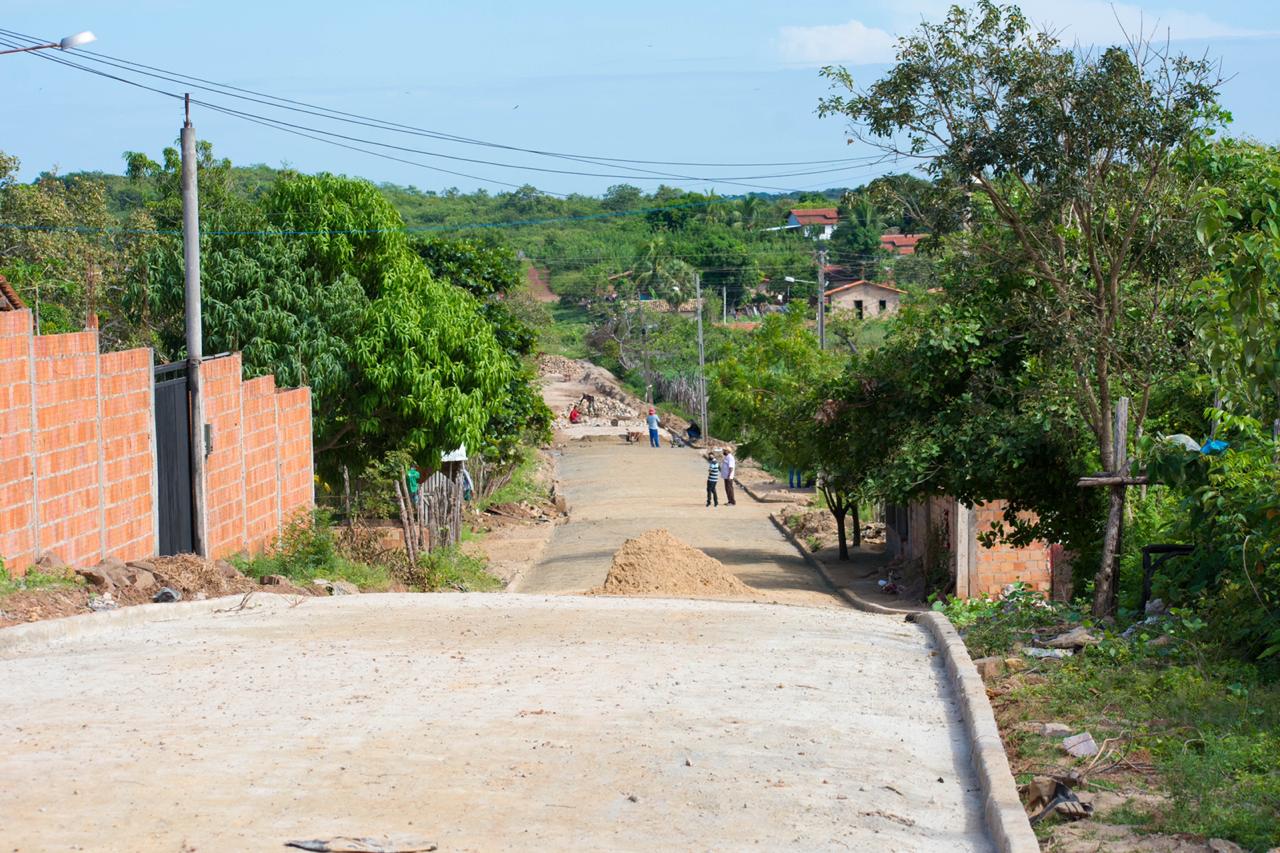 Ruas pavimentadas em Buriti dos Lopes 