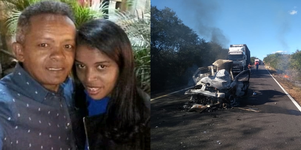 Vítimas de acidente na BR 135 em Monte Alegre Piauí