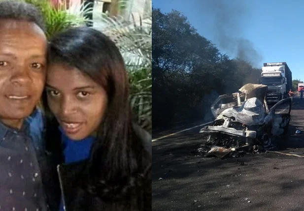 Vítimas de acidente na BR 135 em Monte Alegre Piauí