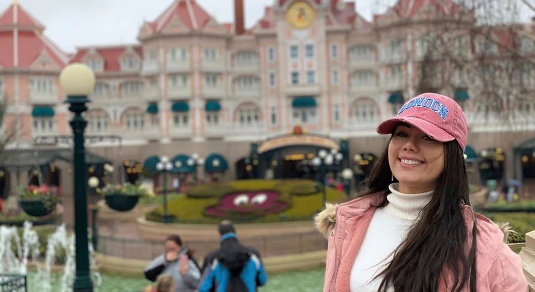 Fernanda Gomes na Disneyland em Paris