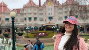 Fernanda Gomes na Disneyland em Paris