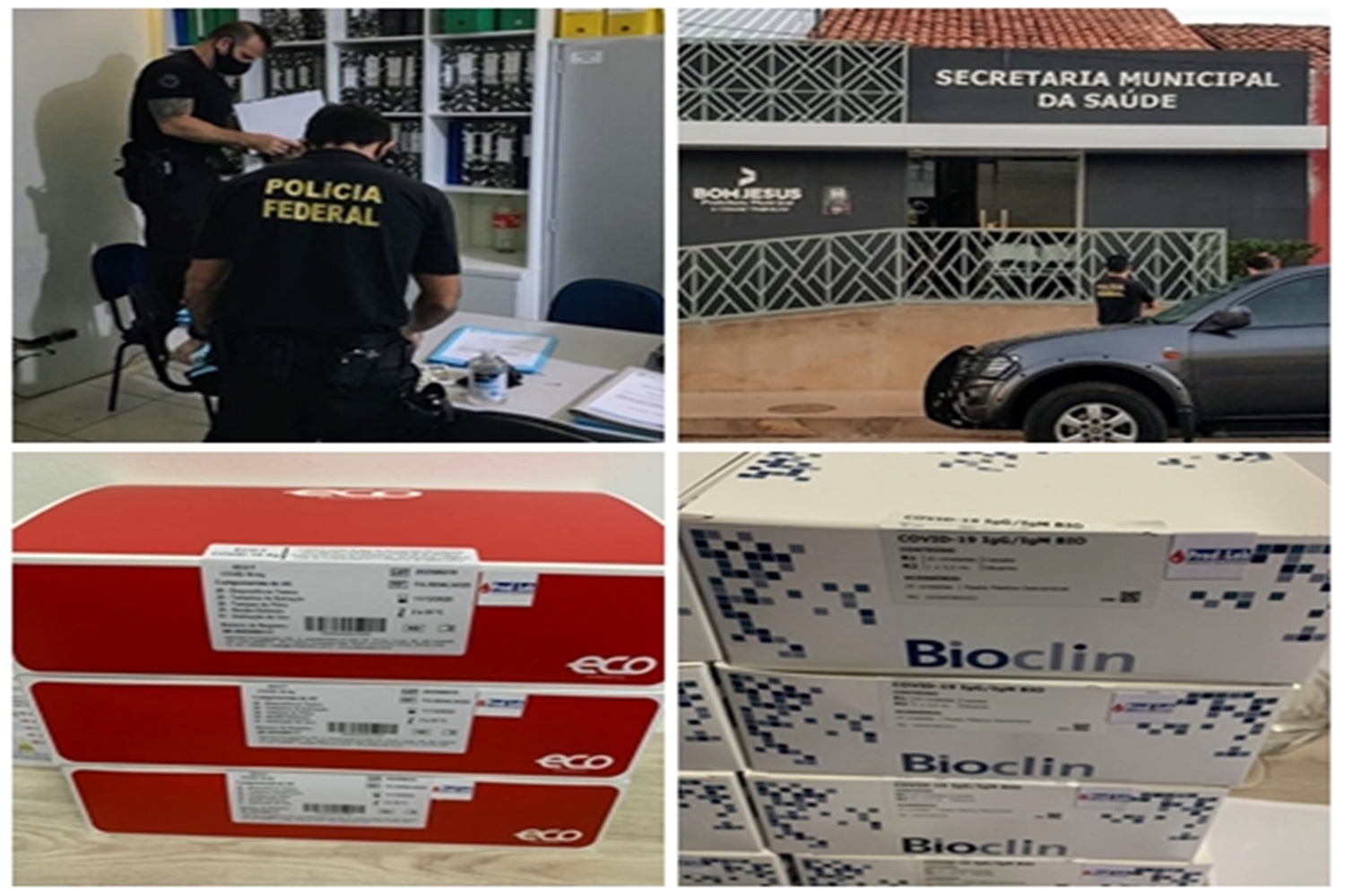 Polícia Federal cumprindo mandados na Cidade de Picos