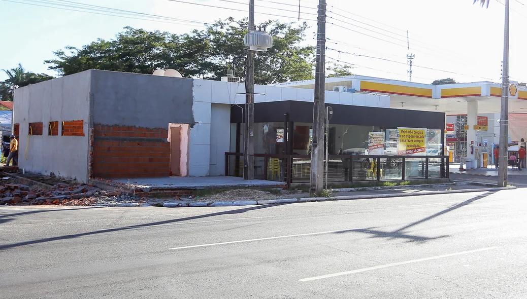 Muro de posto em Teresina