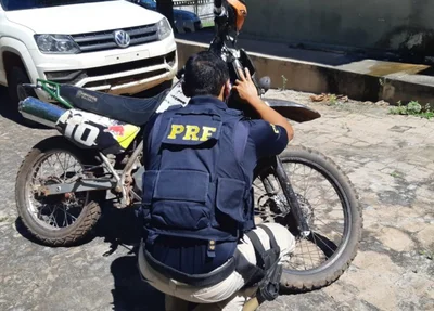 Motocicleta apreendida