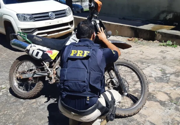 Motocicleta apreendida