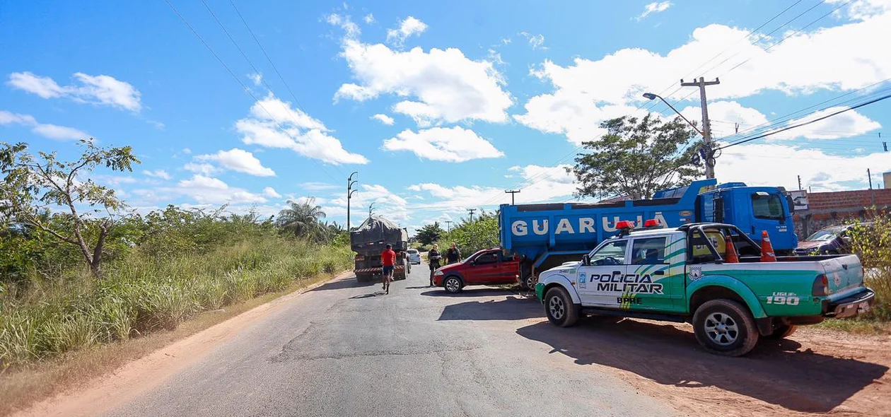 Local onde o acidente aconteceu
