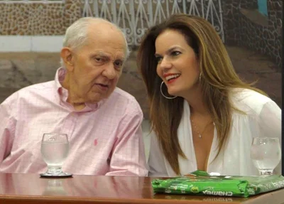 Eloi Portella e a sobrinha Iracema Portella