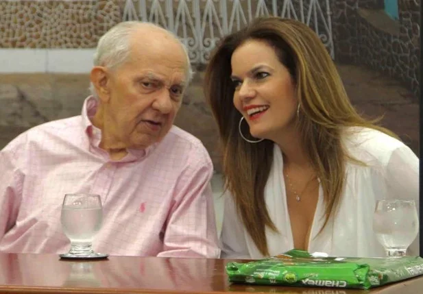 Eloi Portella e a sobrinha Iracema Portella