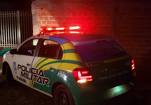 Guarnição do 6º Batalhão da Polícia Militar atendeu a ocorrência