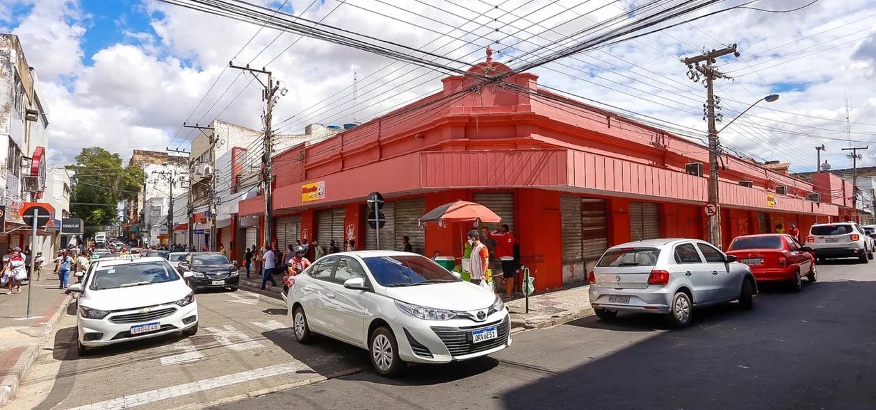Movimentação no centro de Teresina