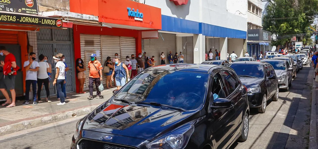 Trânsito no centro de Teresina