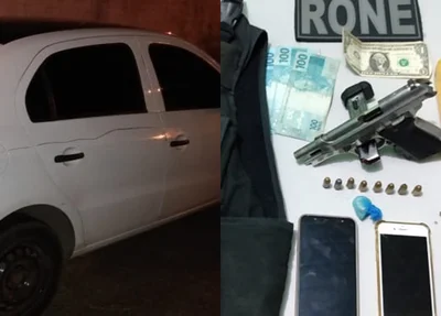 Material apreendido durante ocorrência em Nova Teresina
