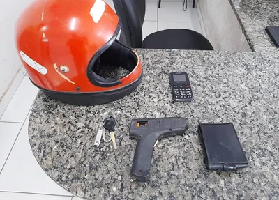 Material apreendido pela Polícia Civil