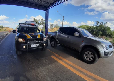 Veículo recuperado pela PRF 