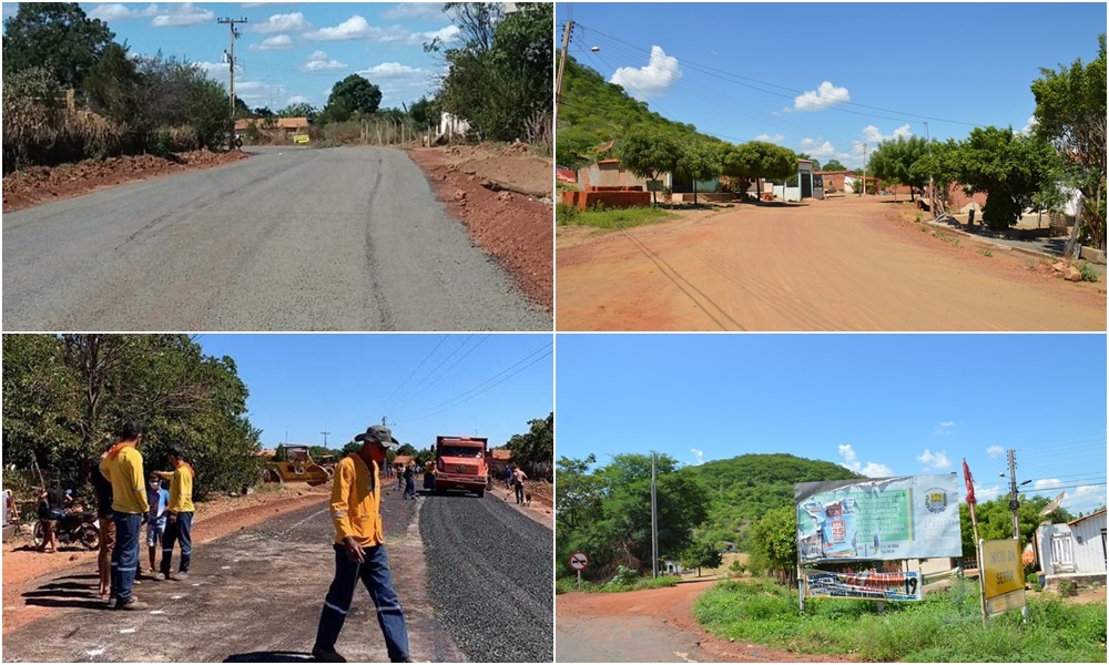Pavimentação da rodovia de acesso a Chapada do Mocambo