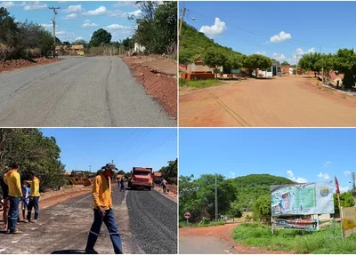 Pavimentação da rodovia de acesso a Chapada do Mocambo