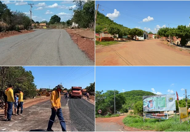 Pavimentação da rodovia de acesso a Chapada do Mocambo