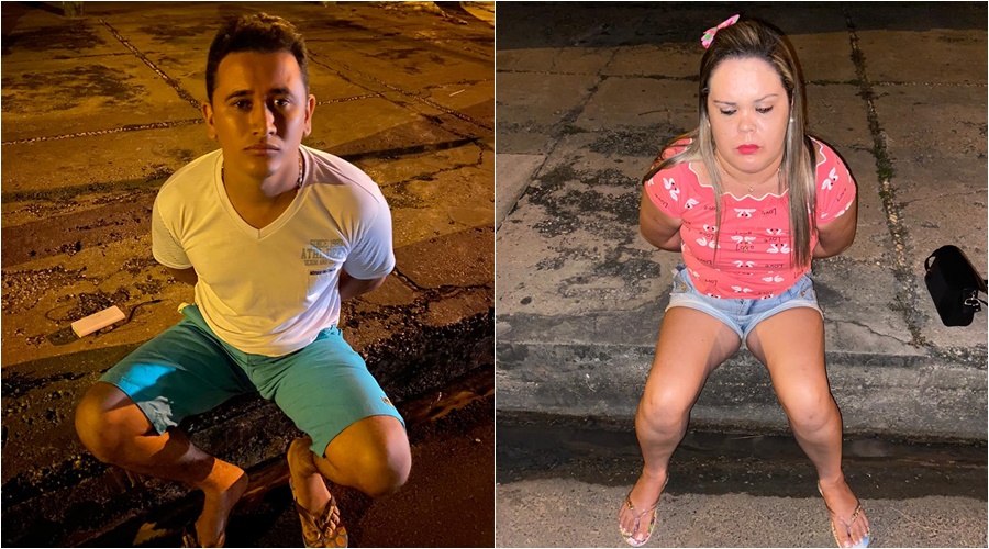 Casal foi preso acusado de tráfico de drogas