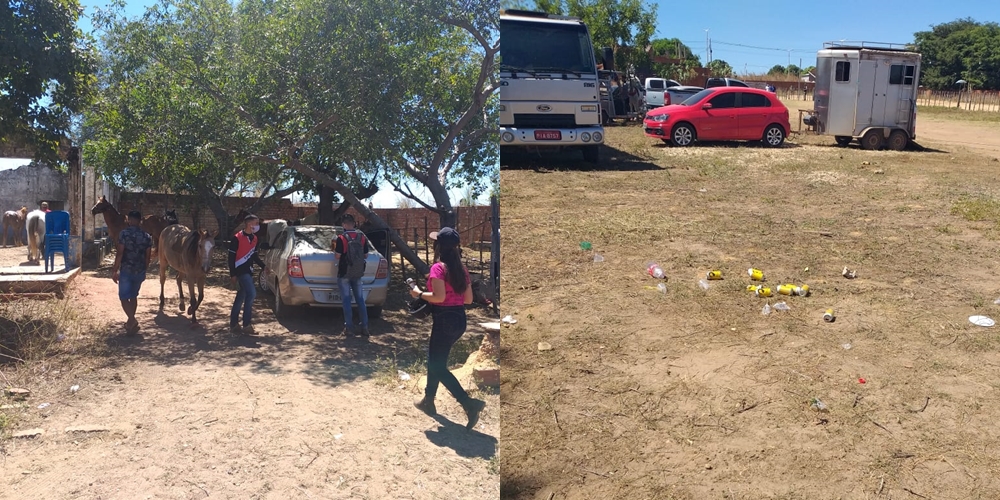 Vaquejada é interditada no bairro Esplanada em Teresina