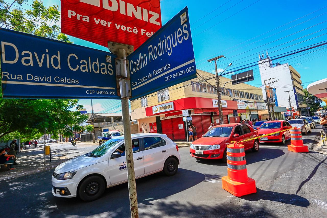 Centro de Teresina amanheceu com ruas interditadas