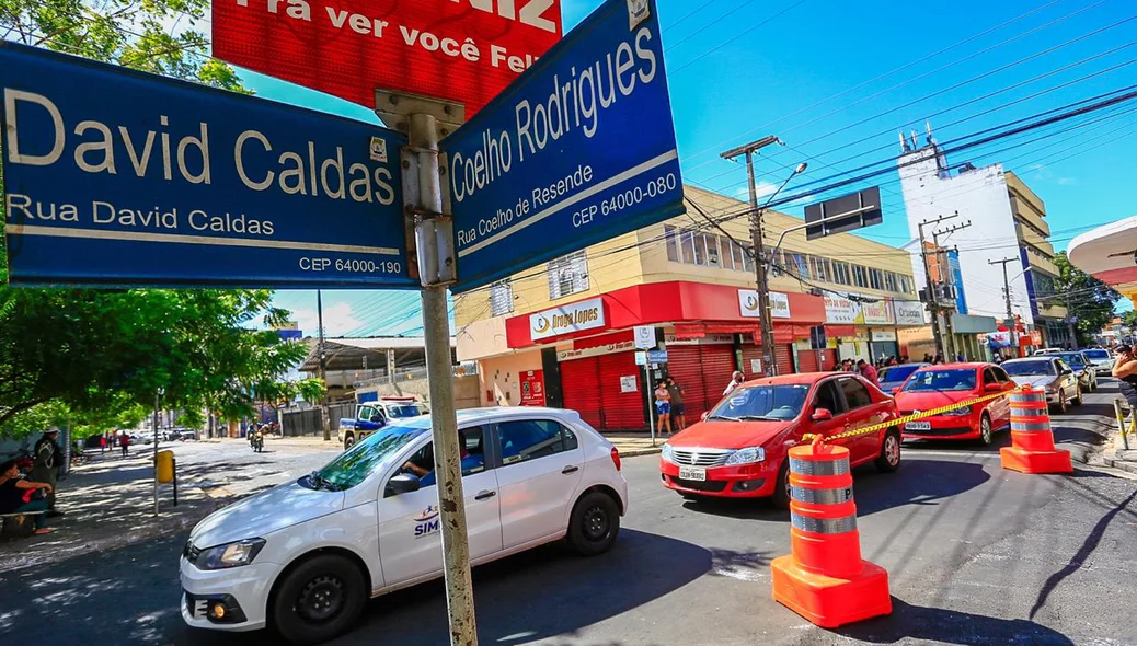 Centro de Teresina amanheceu com ruas interditadas