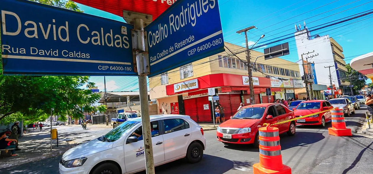 Centro de Teresina amanheceu com ruas interditadas