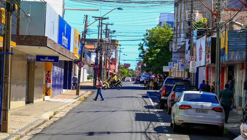 Ruas do Centro de Teresina foram interditadas