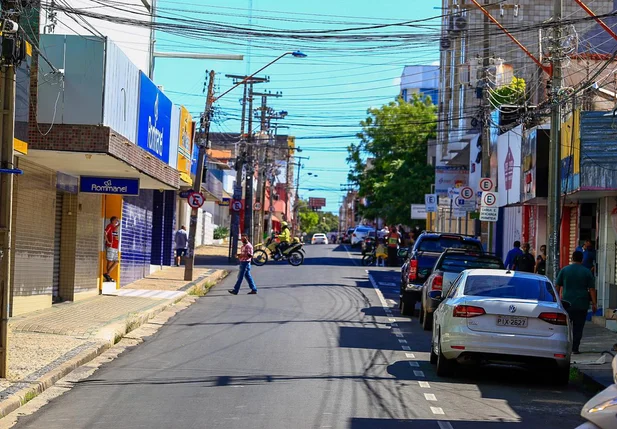 Ruas do Centro de Teresina foram interditadas