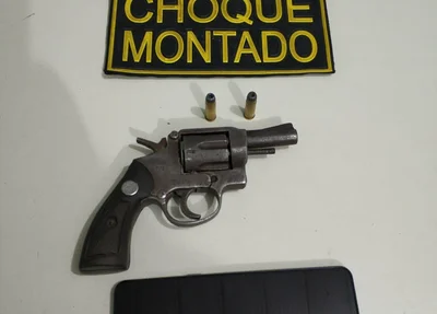 Arma de fogo apreendida no Planalto Uruguai