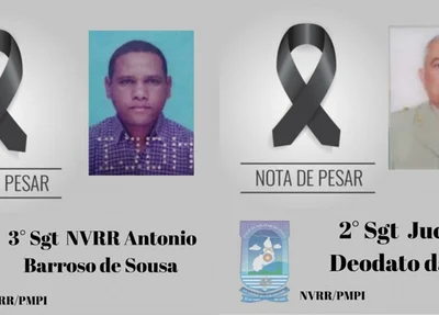 Sargentos da PM vítimas da covid-19